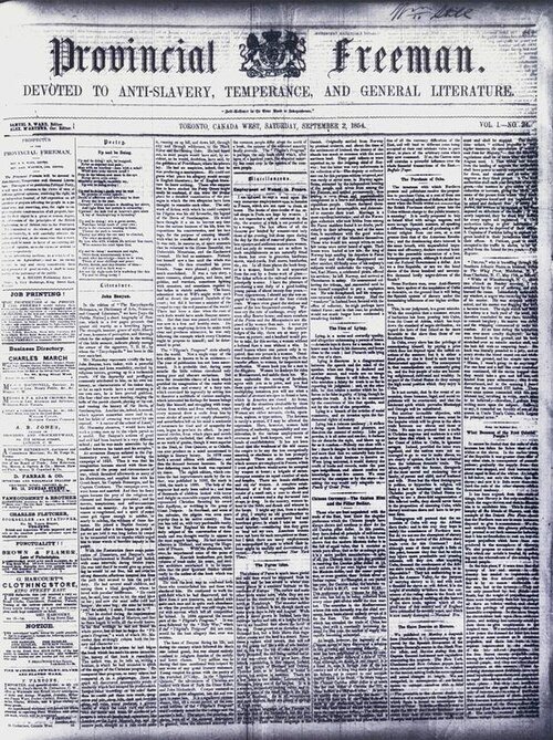 Old newspaper front page